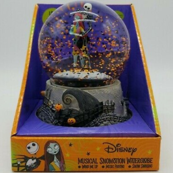 Disney Other - Nightmare before Christmas swirling musical globe